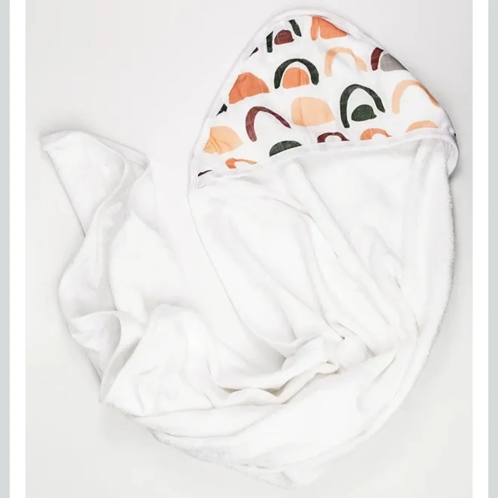 Nightingale Rainbow Bamboo Hooded Bath Towel